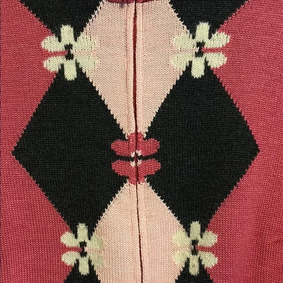 Saky made in Italy merino wool blend zippered cardigan XL - Picture 3 of 5